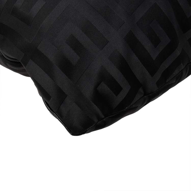 Pre Owned Givenchy Black Signature Nylon Hobo