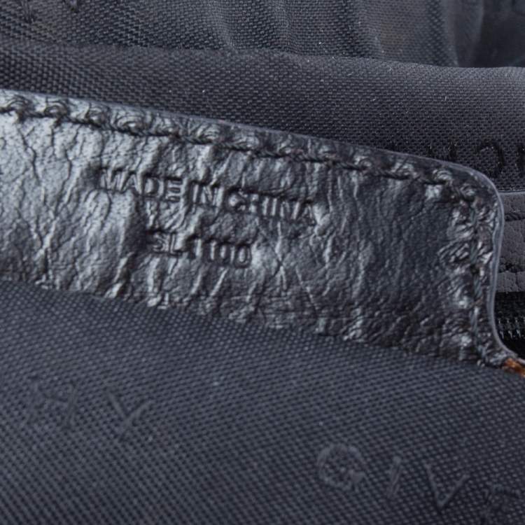 Pre Owned Givenchy Black Signature Nylon Hobo