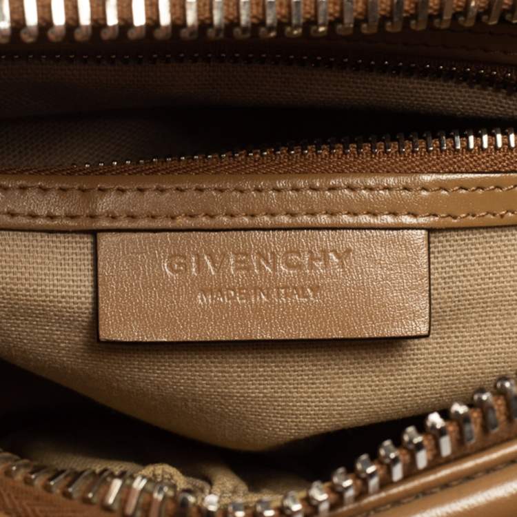Pre Owned Givenchy Caramel Leather Mini Antigona Satchel