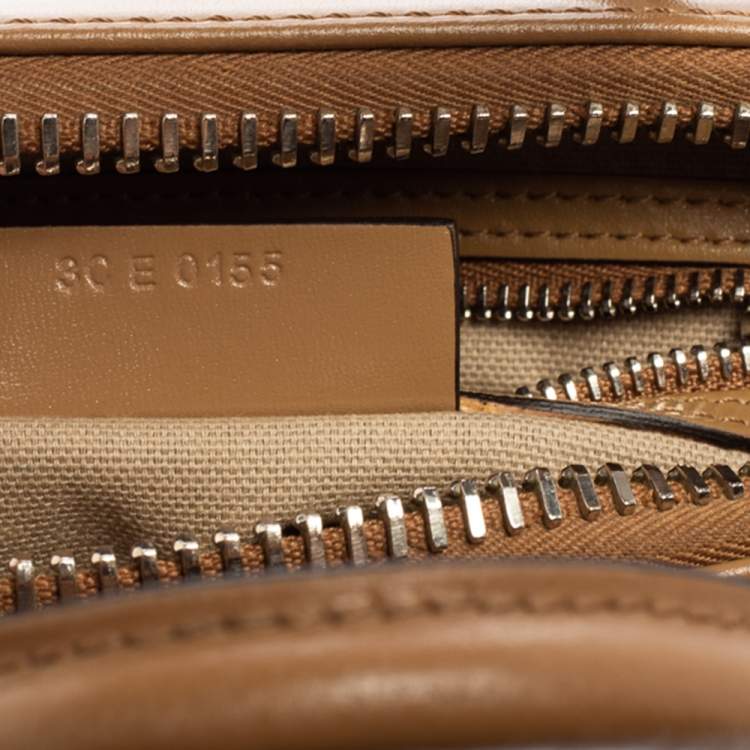 Pre Owned Givenchy Caramel Leather Mini Antigona Satchel