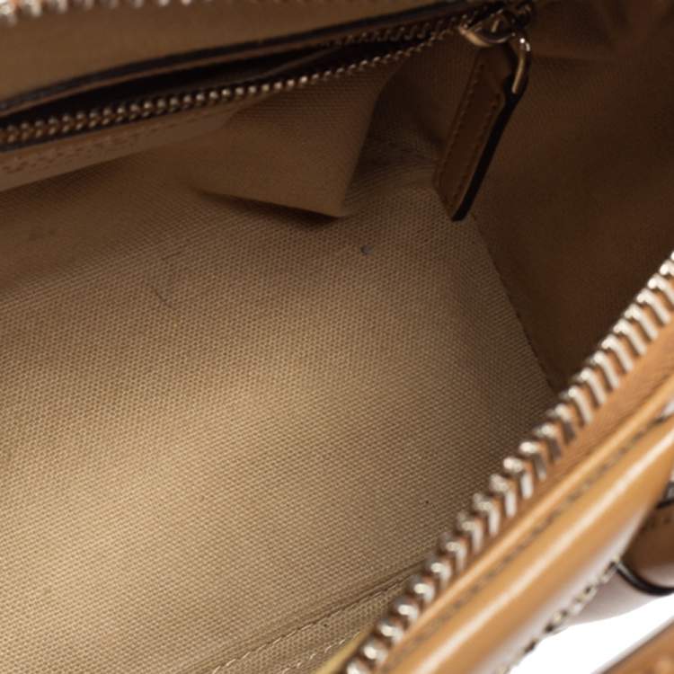 Pre Owned Givenchy Caramel Leather Mini Antigona Satchel