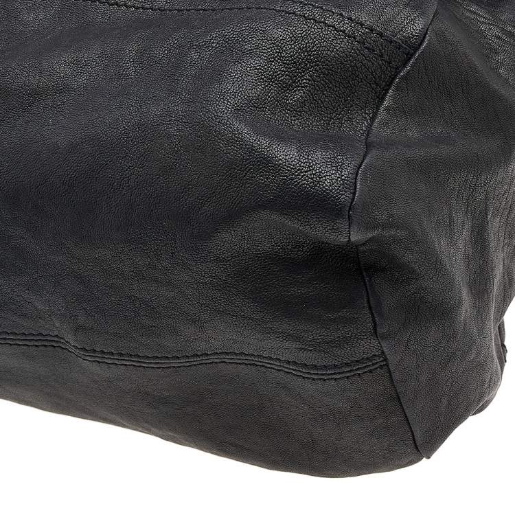 Pre Owned Givenchy Black Leather Large Pandora Shoulder Bag