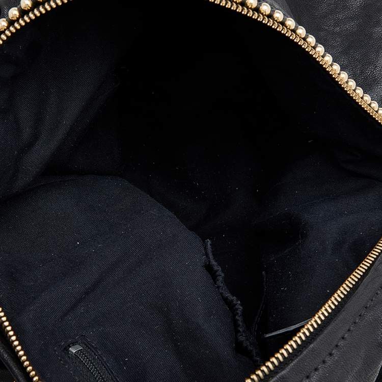 Pre Owned Givenchy Black Leather Large Pandora Shoulder Bag