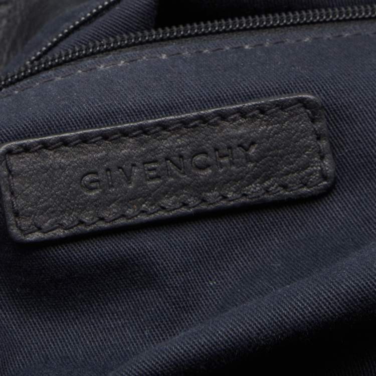 Pre Owned Givenchy Black Leather Satchel