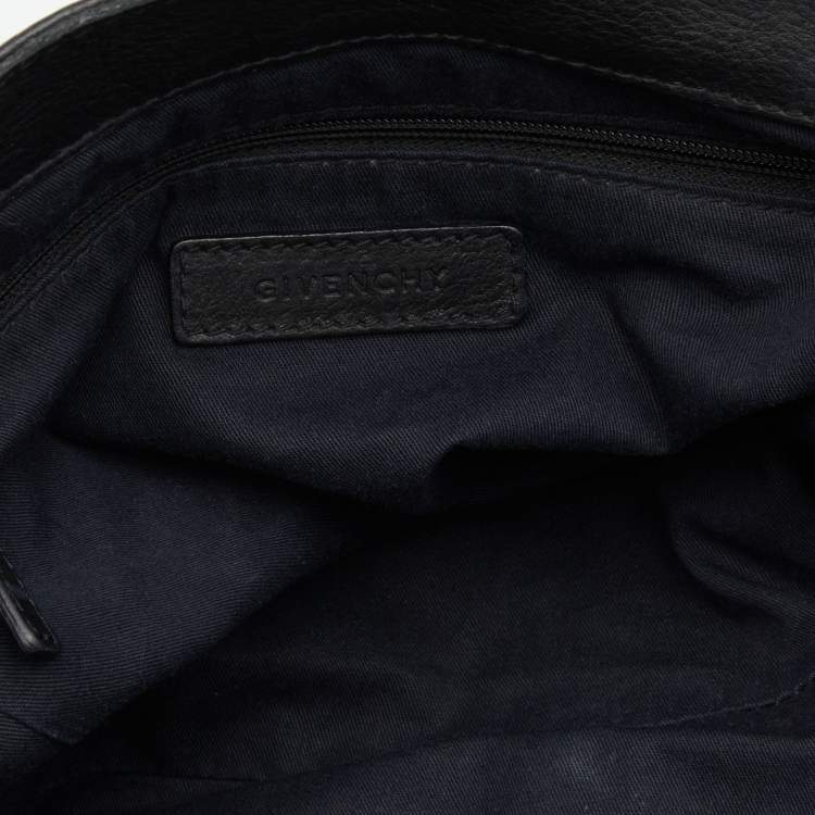 Pre Owned Givenchy Black Leather Satchel