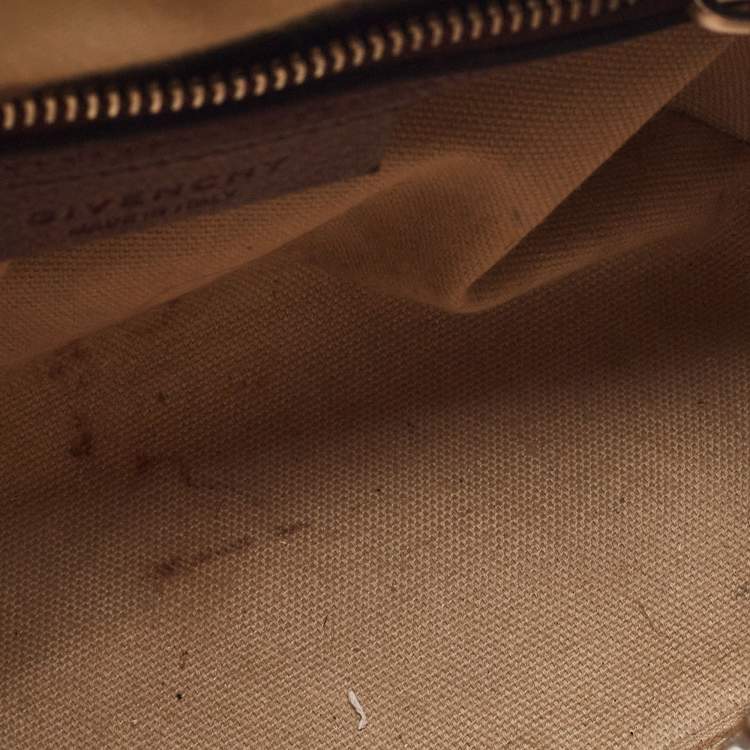Pre Owned Givenchy Burgundy Leather Mini Antigona Satchel