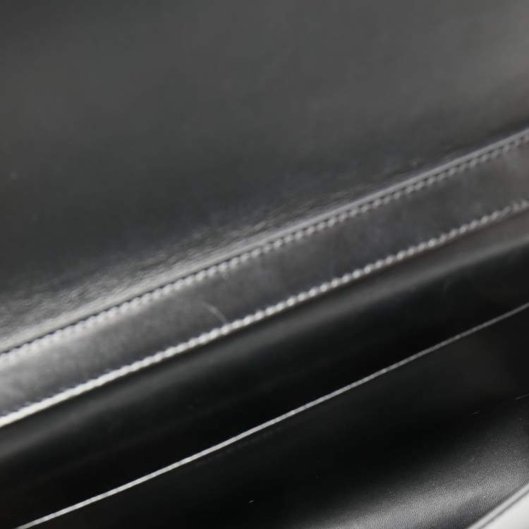 Pre Owned Givenchy Black Leather 4G Chain Shoulder Bag