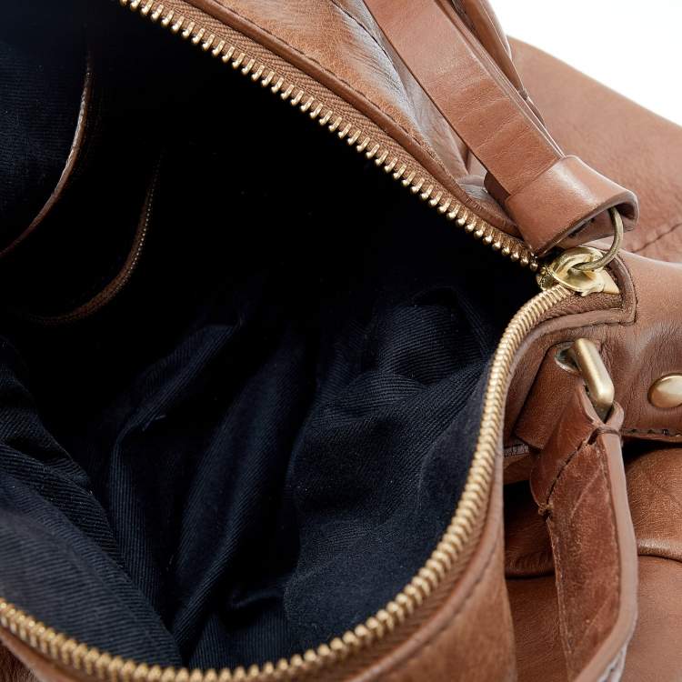 Pre Owned Givenchy Brown Leather Hobo