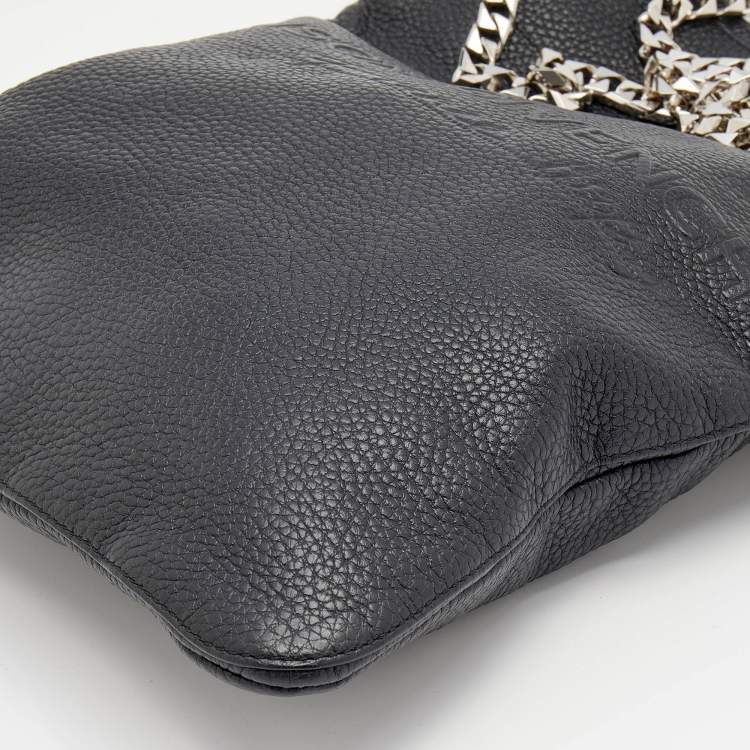 Pre Owned Givenchy Black Leather HDG Tote 