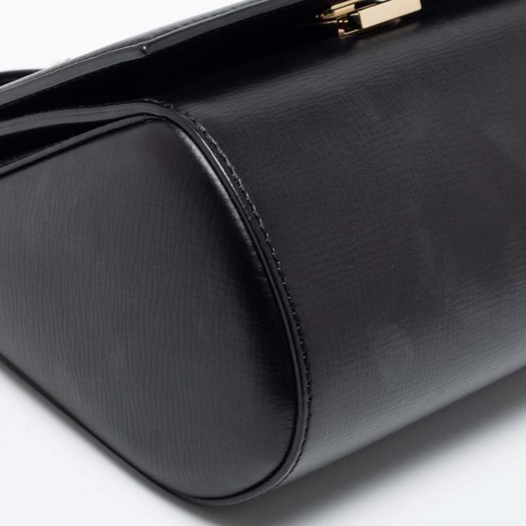مملوكة مسبقًا Givenchy Black Leather Mini Pandora Box Crossbody Bag