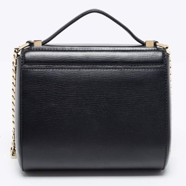 مملوكة مسبقًا Givenchy Black Leather Mini Pandora Box Crossbody Bag