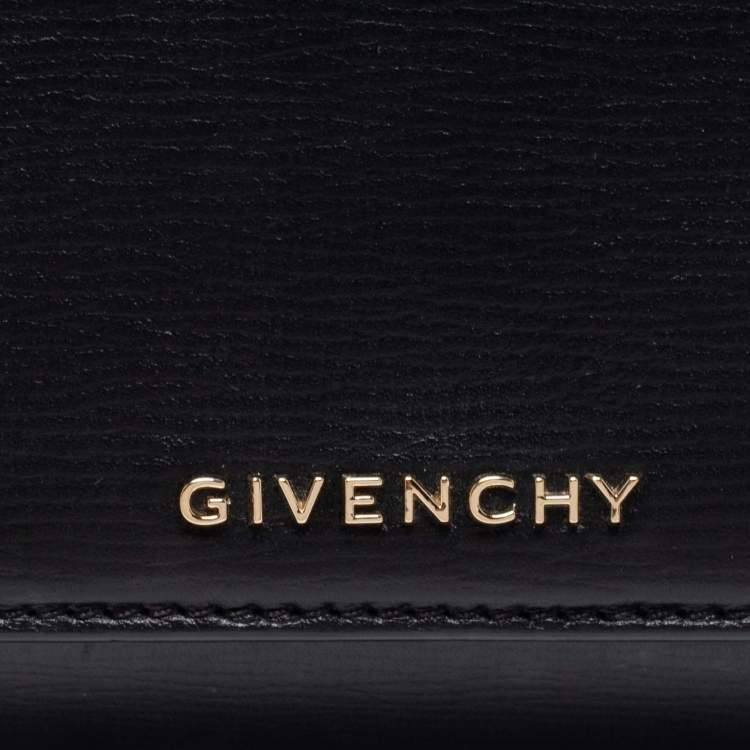 مملوكة مسبقًا Givenchy Black Leather Mini Pandora Box Crossbody Bag