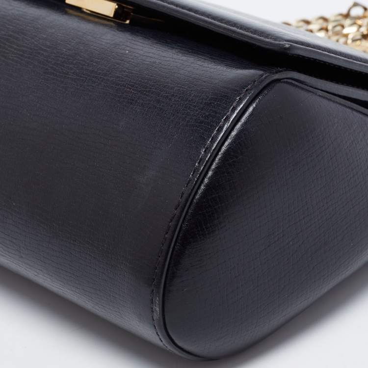 Pre Owned Givenchy Black Leather Mini Pandora Box Crossbody Bag