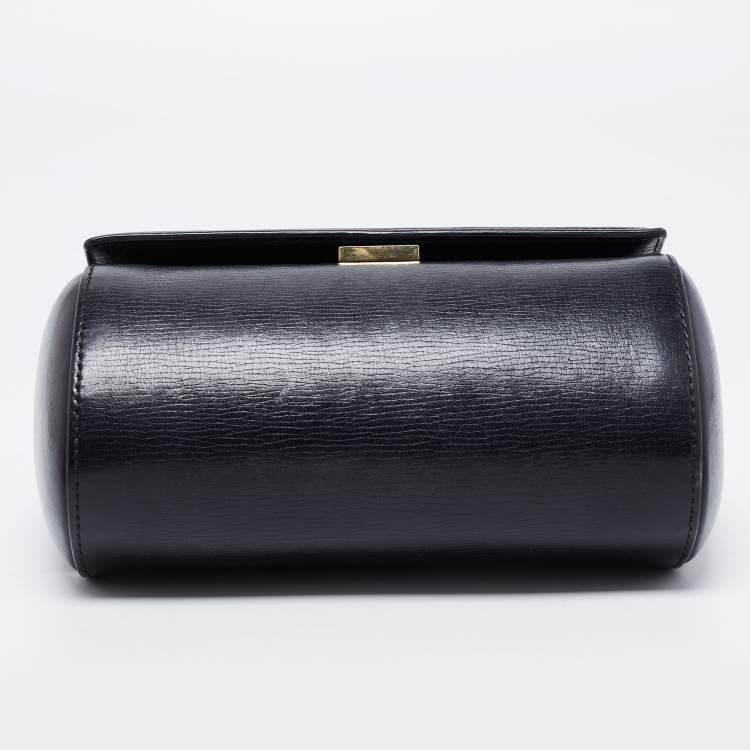 Pre Owned Givenchy Black Leather Mini Pandora Box Crossbody Bag