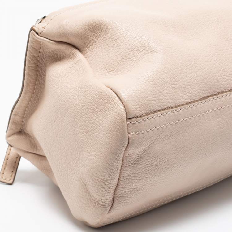Pre Owned Givenchy Powder Pink Leather Mini Pandora Crossbody Bag