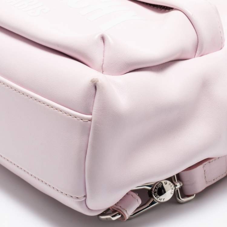 Pre Owned Givenchy Blush Pink Leather Mini Backpack