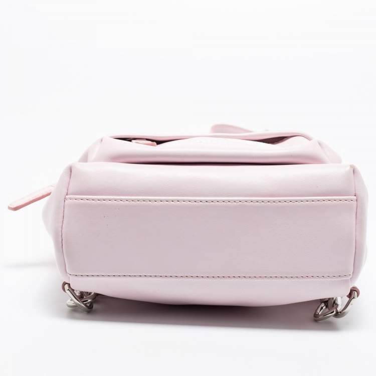 Pre Owned Givenchy Blush Pink Leather Mini Backpack