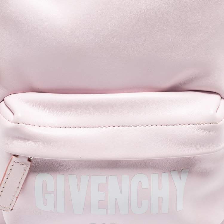 Pre Owned Givenchy Blush Pink Leather Mini Backpack