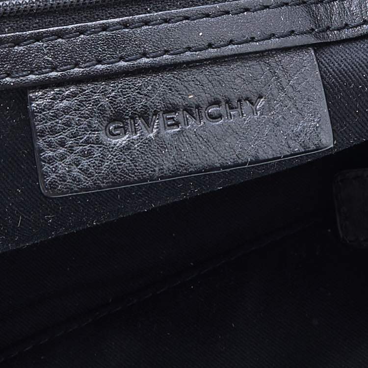 Pre Owned Givenchy Black Monogram Canvas And Leather Tote