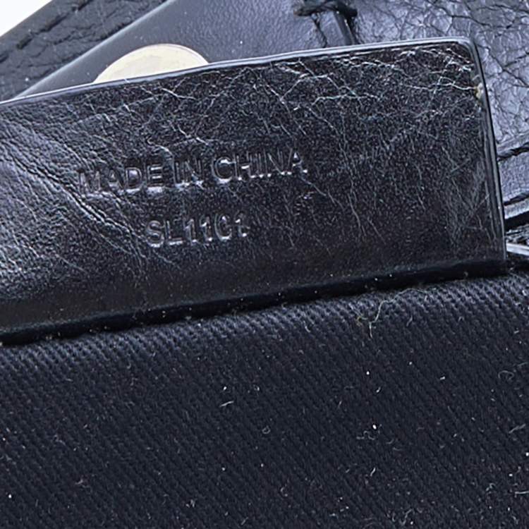 Pre Owned Givenchy Black Monogram Canvas And Leather Tote