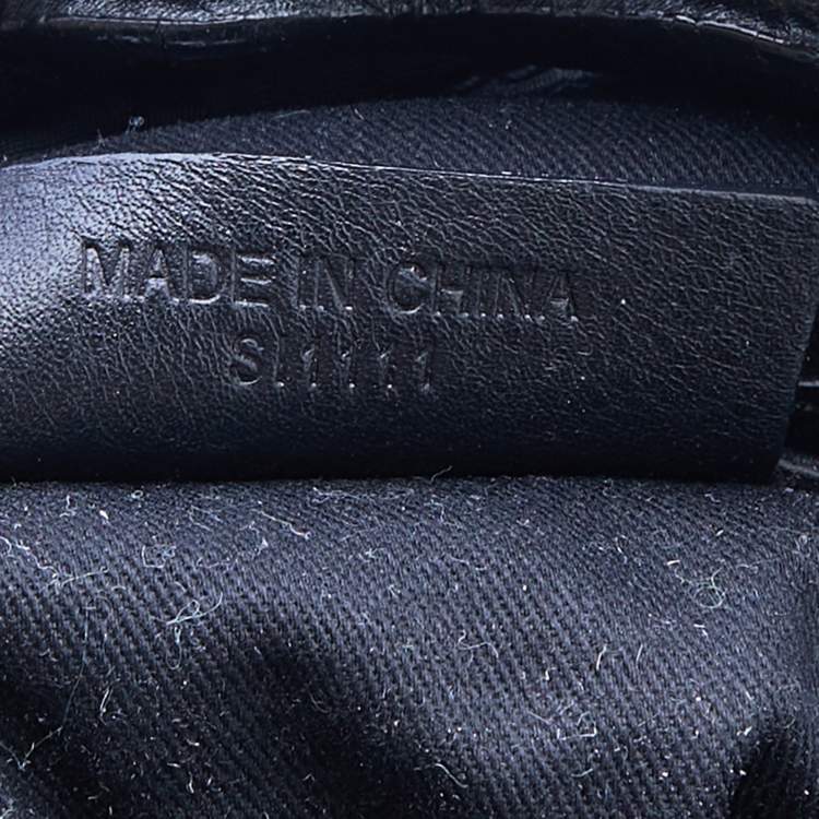 Pre Owned Givenchy Black Monogram Nylon Hobo