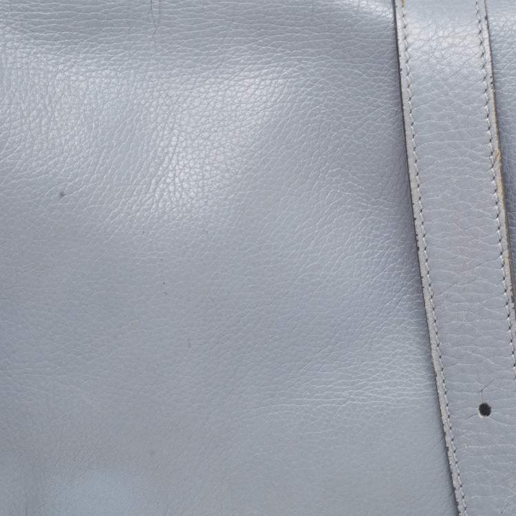 Pre Owned Givenchy Grey Leather Medium Pandora Flap Shoulder Bag