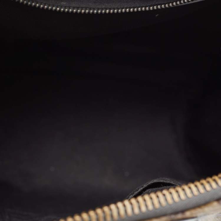 مملوكة مسبقًا Givenchy Black/Green Leopard Print Calf Hair And Leather Medium Antigona Satchel