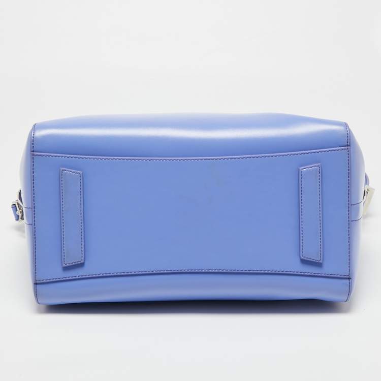 Pre Owned Givenchy Blue Leather Medium Antigona Satchel