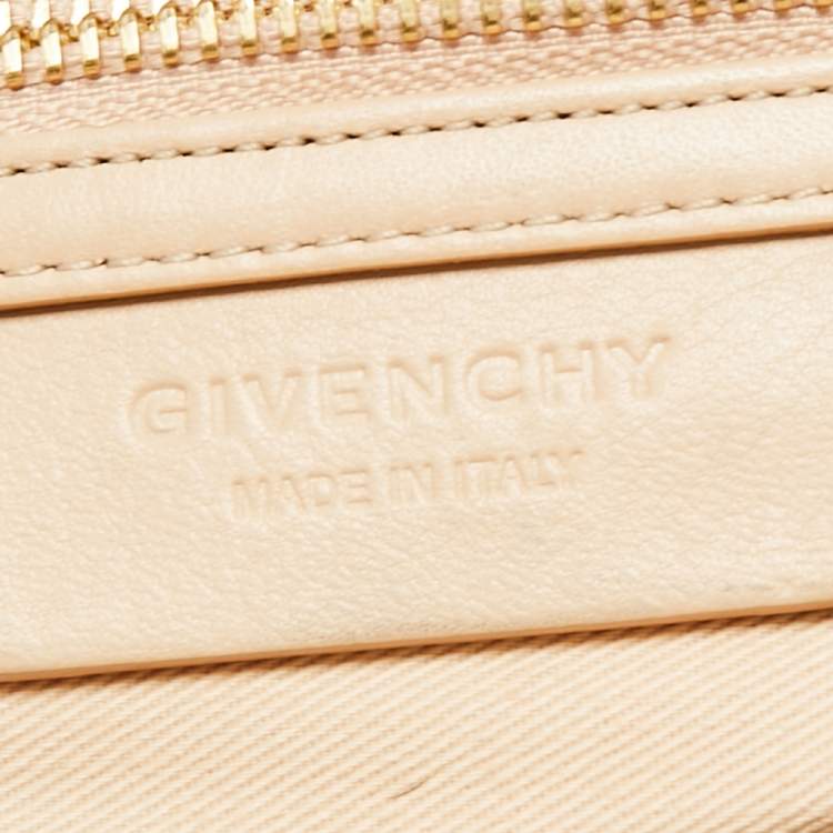 Pre Owned Givenchy Green Leather Nightingale Satchel