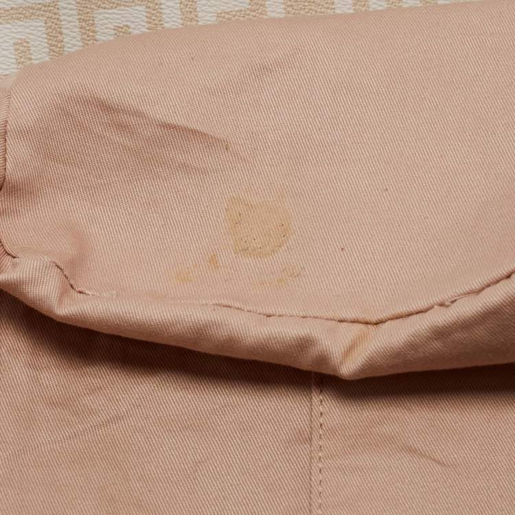 Pre Owned Givenchy Beige/Brown Signature Coated Canvas And Leather Hobo
