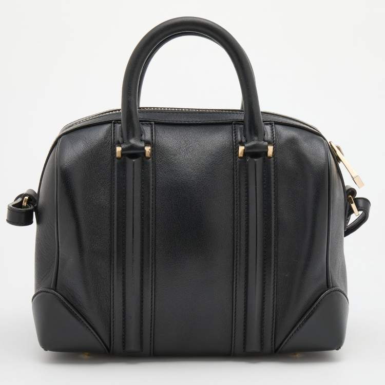 Pre Owned Givenchy Black Leather Mini Lucrezia Satchel