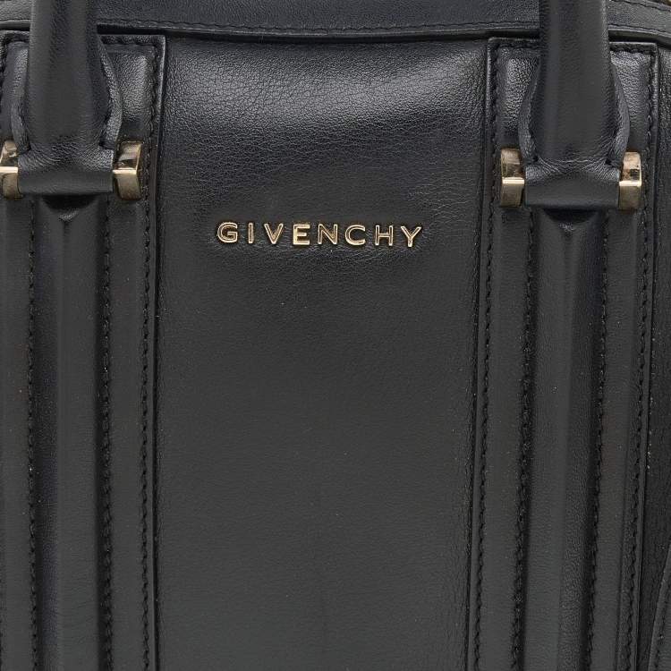 Pre Owned Givenchy Black Leather Mini Lucrezia Satchel