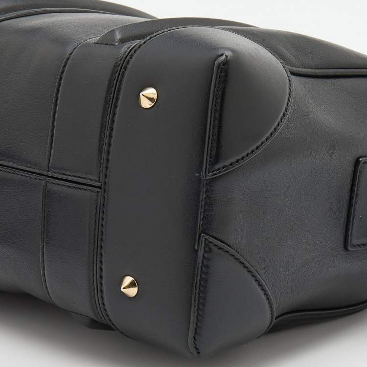 Pre Owned Givenchy Black Leather Mini Lucrezia Satchel