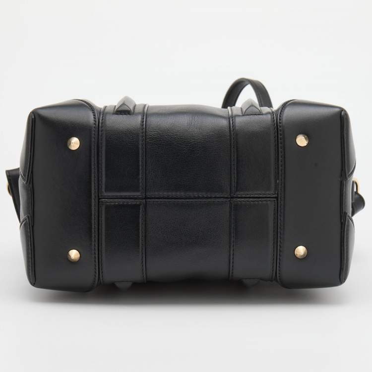 Pre Owned Givenchy Black Leather Mini Lucrezia Satchel