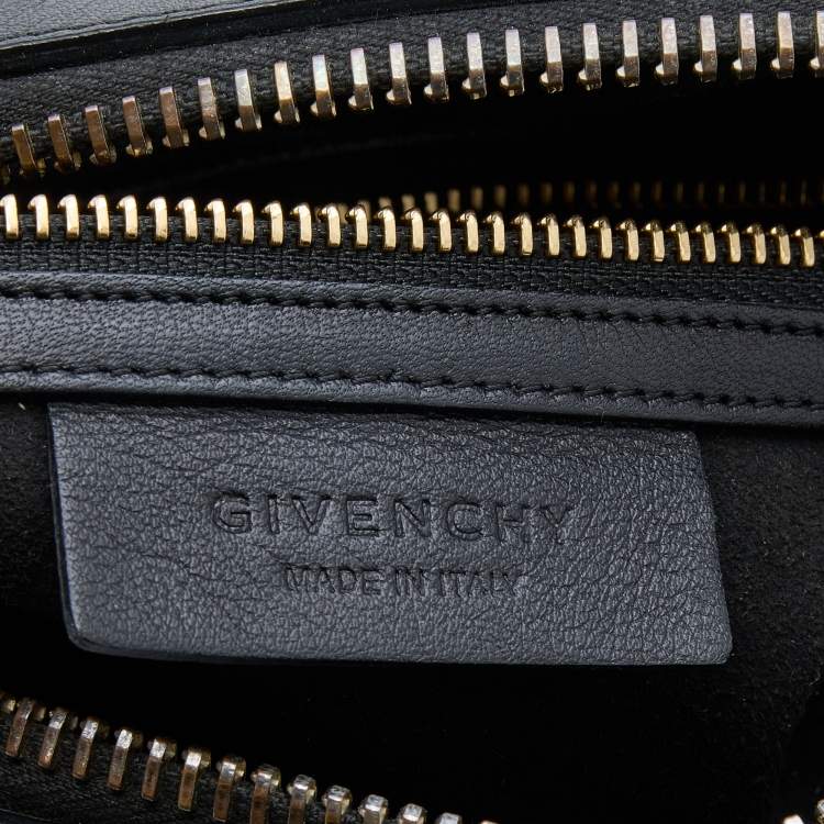 Pre Owned Givenchy Black Leather Mini Lucrezia Satchel