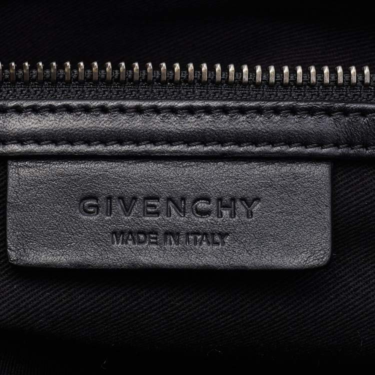 Pre Owned Givenchy Metallic Grained Leather Medium Antigona Satchel