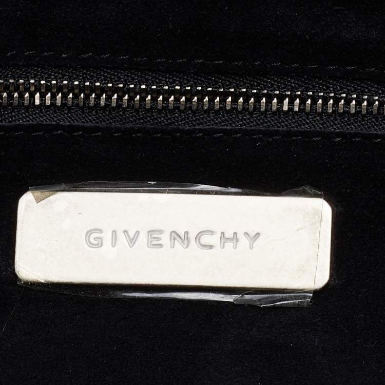 Pre Owned Givenchy Black Leather Hobo