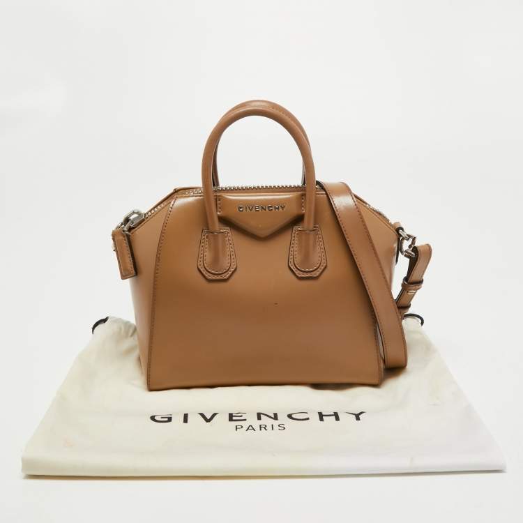 Pre Owned Givenchy Brown Leather Antigona Tote