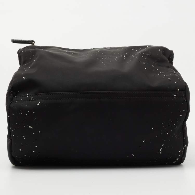 Pre Owned Givenchy Black Canvas and Leather Pandora Box Bag