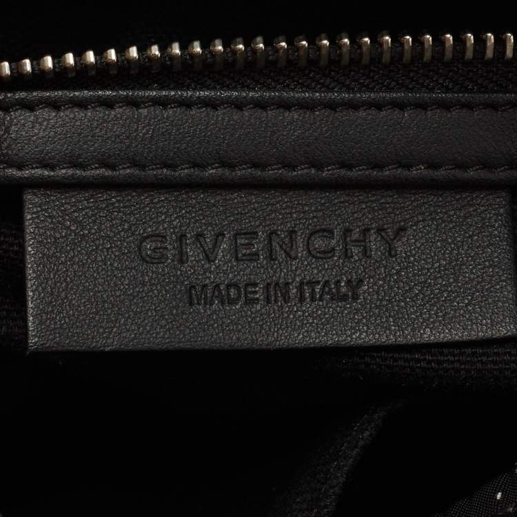 Pre Owned Givenchy Black Canvas and Leather Pandora Box Bag