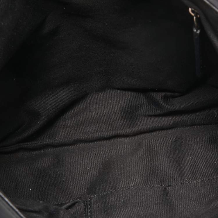 Pre Owned Givenchy Black Nylon Studded Shoulder Bag