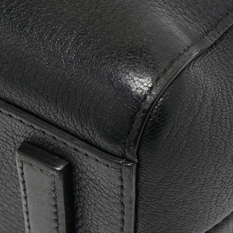 Pre Owned Givenchy Black Leather Mini Antigona Satchel
