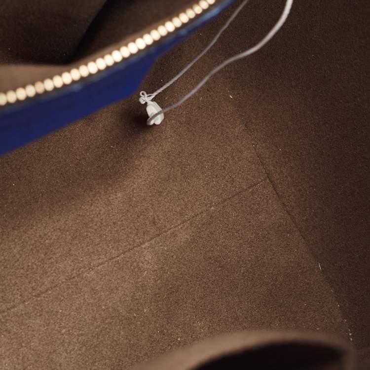 Pre Owned Givenchy Blue Leather Mini Lucrezia Satchel