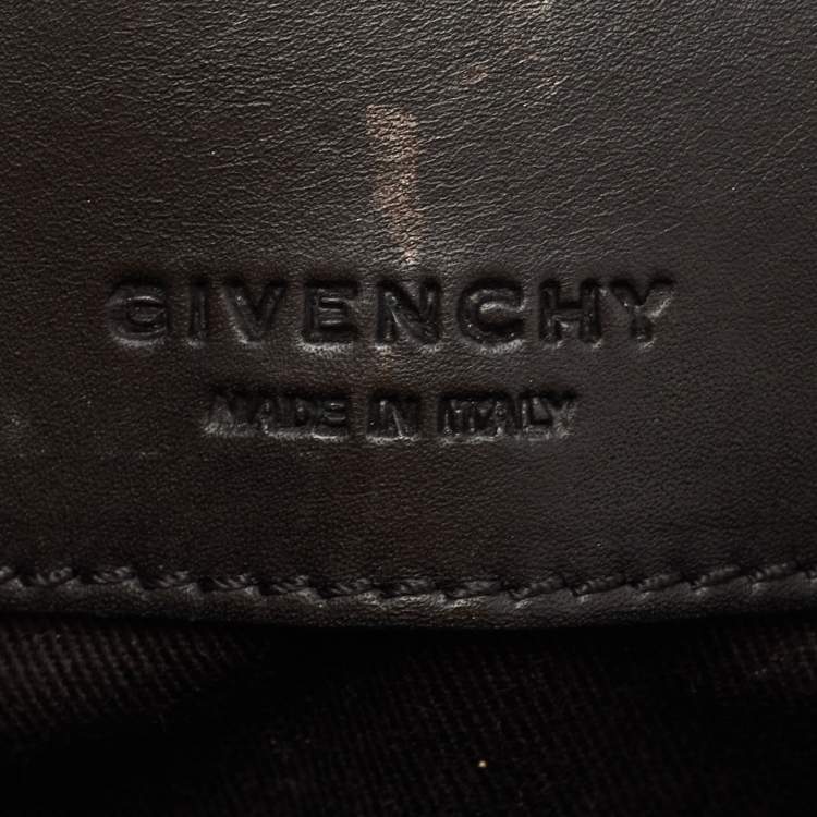Pre Owned Givenchy Tri Color Leather Obsedia Flap Crossbody Bag