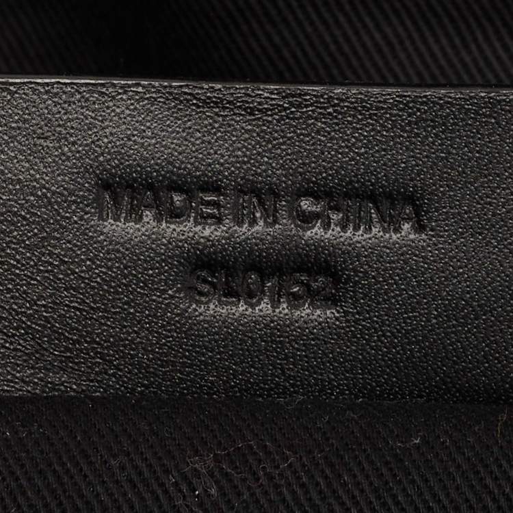 Pre Owned Givenchy Black Monogram Canvas and Leather Zip Satchel