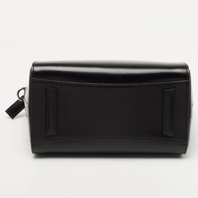 Pre Owned Givenchy Black Leather Mini Antigona Satchel