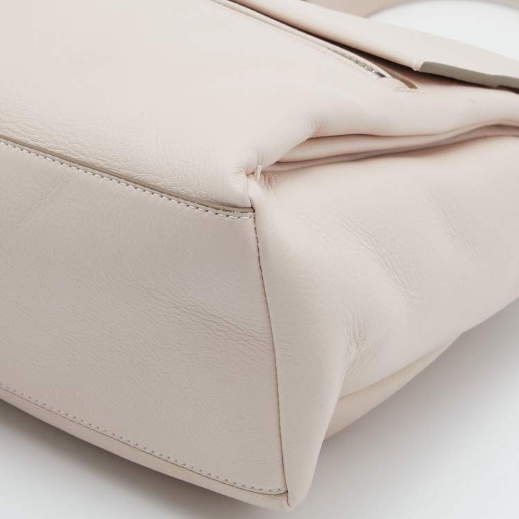 Pre Owned Givenchy Pink Leather Pandora Pure Flap Top Handle Bag
