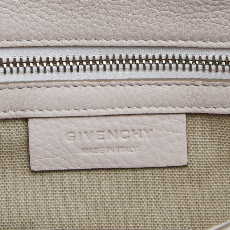 Pre Owned Givenchy Pink Leather Pandora Pure Flap Top Handle Bag