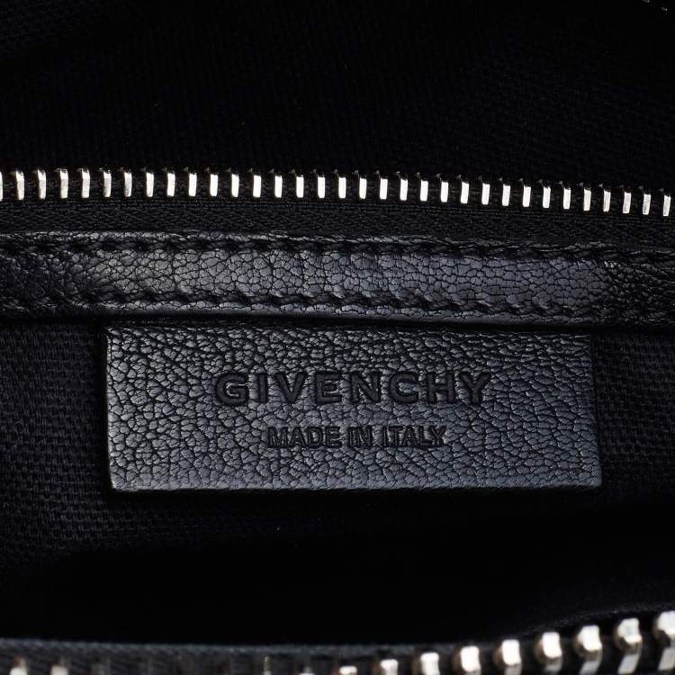Pre Owned Givenchy Black Leather Small Antigona Satchel