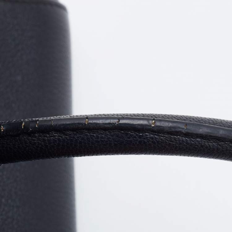 Pre Owned Givenchy Black Leather Small Antigona Satchel